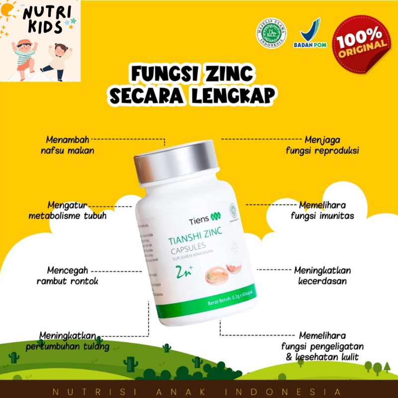 Zinc Multivitamin Penambah Nafsu Makan Anak