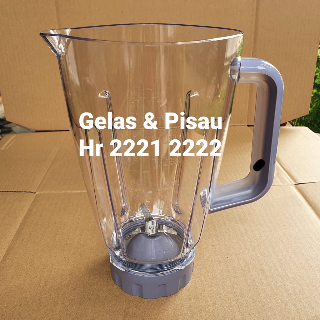 Set Gelas Jar Philips Hr 2221,2222,2223,Plastik