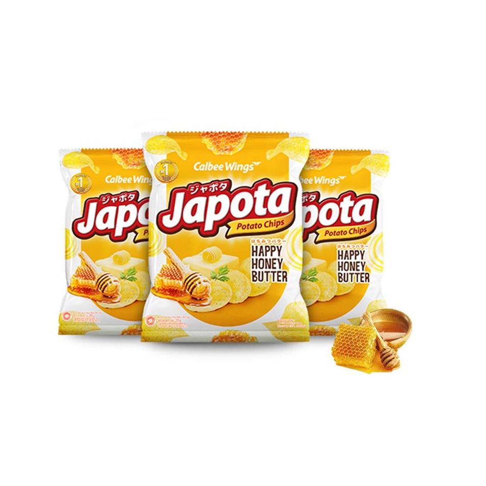 

Terbaru dan terlaris Japota Potato Chips Happy Honey Butter 35 gr Triple Pack