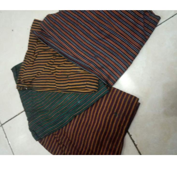 [ Luriklarik ] Lurik Anak Jogja  Surjan Baju Adat Jawa Solo Tenun Klaten ◦ ECU.18Oc22c