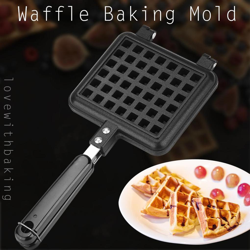 Home Bakery Non-stick Waffle Maker Waffle Pemanas Cetakan Pan Cetakan Tray Piring Peralatan Dapur Baking Tool