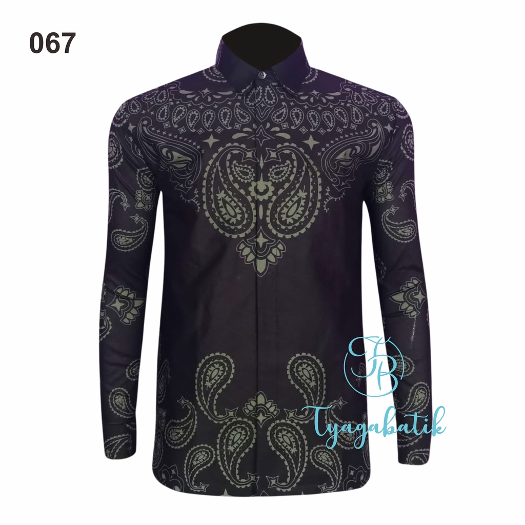 Kemeja Batik Slimfit Lapis Furing Premium 067 Tyaga Batik