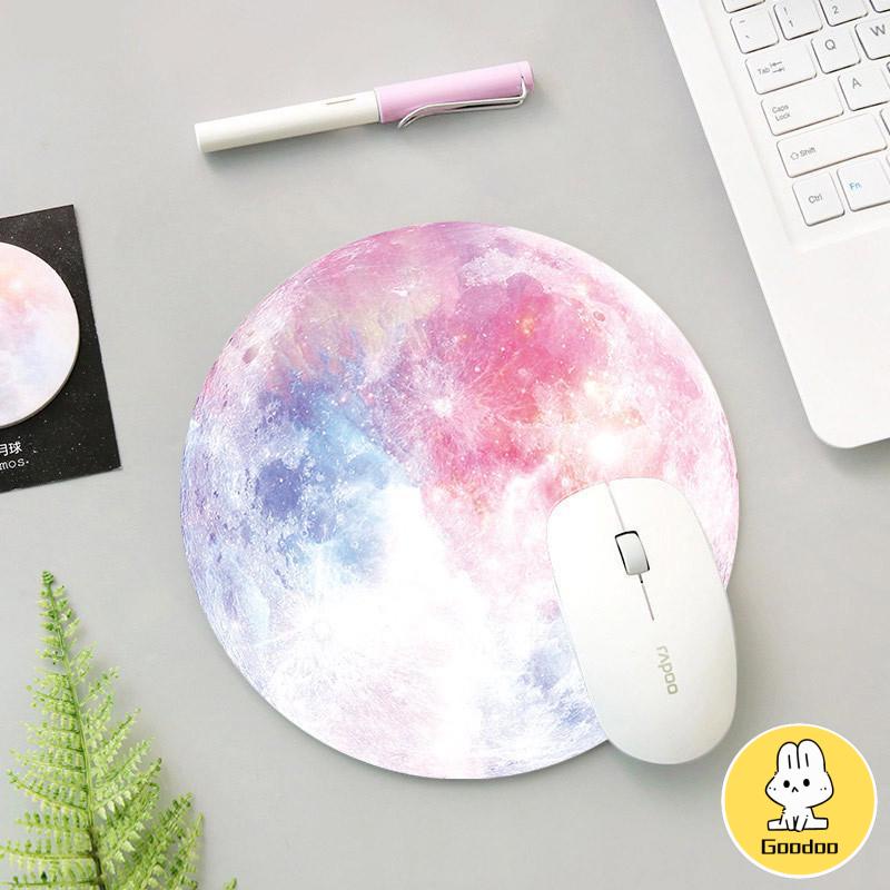 10 Kartun Seni Desain Mouse Mouse Round Office Mouse Pads Sodoo -Doo