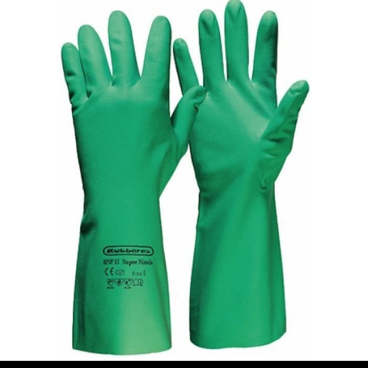 SARUNG TANGAN KIMIA / GLOVES KARET RUBBEREX SUPER NITRILE RNF-1