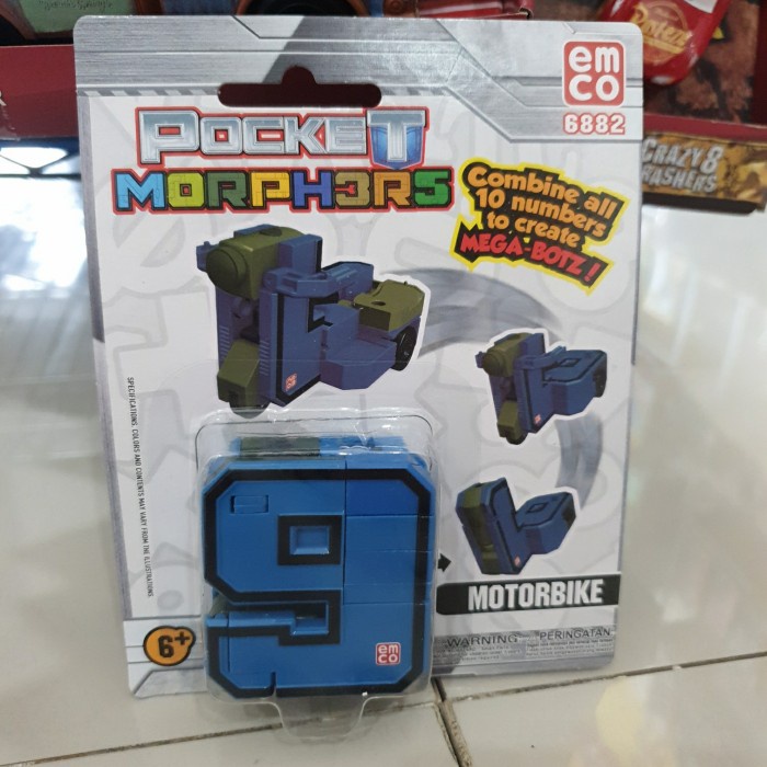 Terbatas Emco Pocket Morphers Number Satuan Terlaris