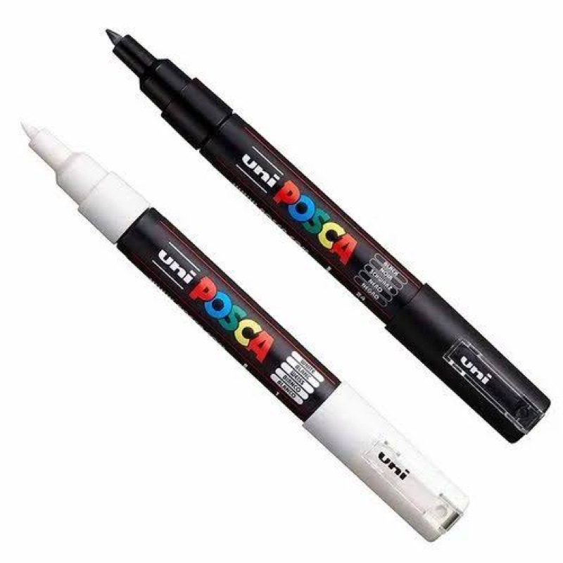 

UNI POSCA PC-1M Paint Marker Pen (Extra Fine Point Tip 0.7mm) Spidol Warna PC 1M PC1M