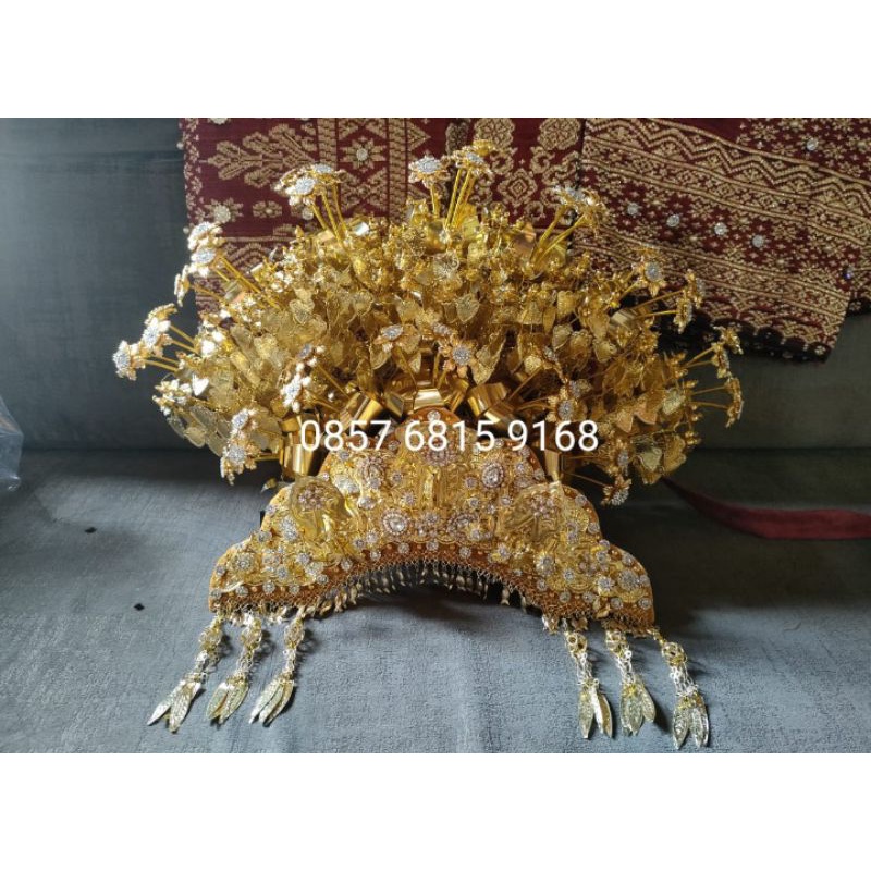 Sunting Pengantin Palembang (Paksangko dan sunting)