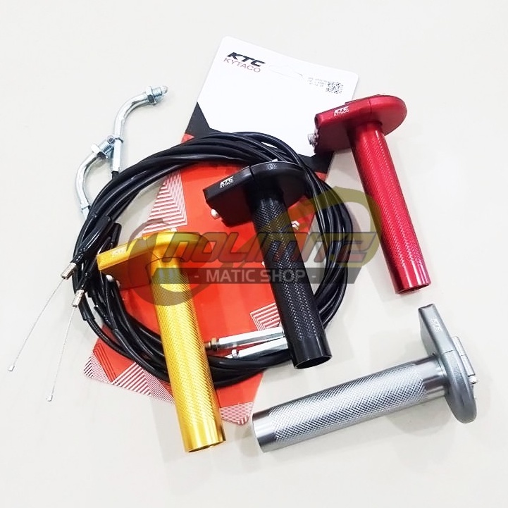 Gas Spontan KTC Kytaco 2 Kabel AT-02 CNC Universal NMAX Aerox 155 Lexi