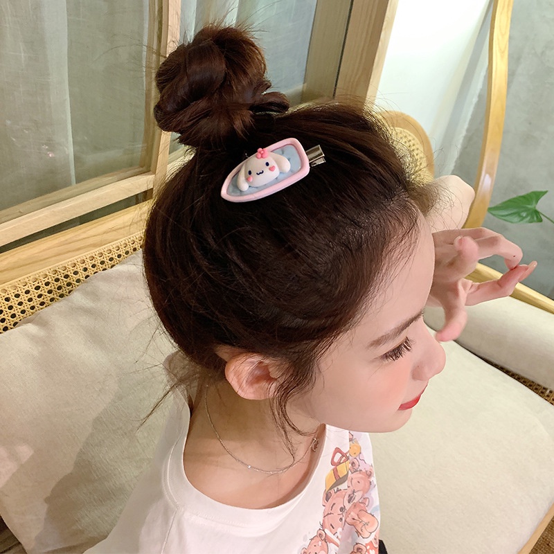 Jepit Rambut Model Kartun Hewan Anak Anjing / Kucing Untuk Anak Perempuan