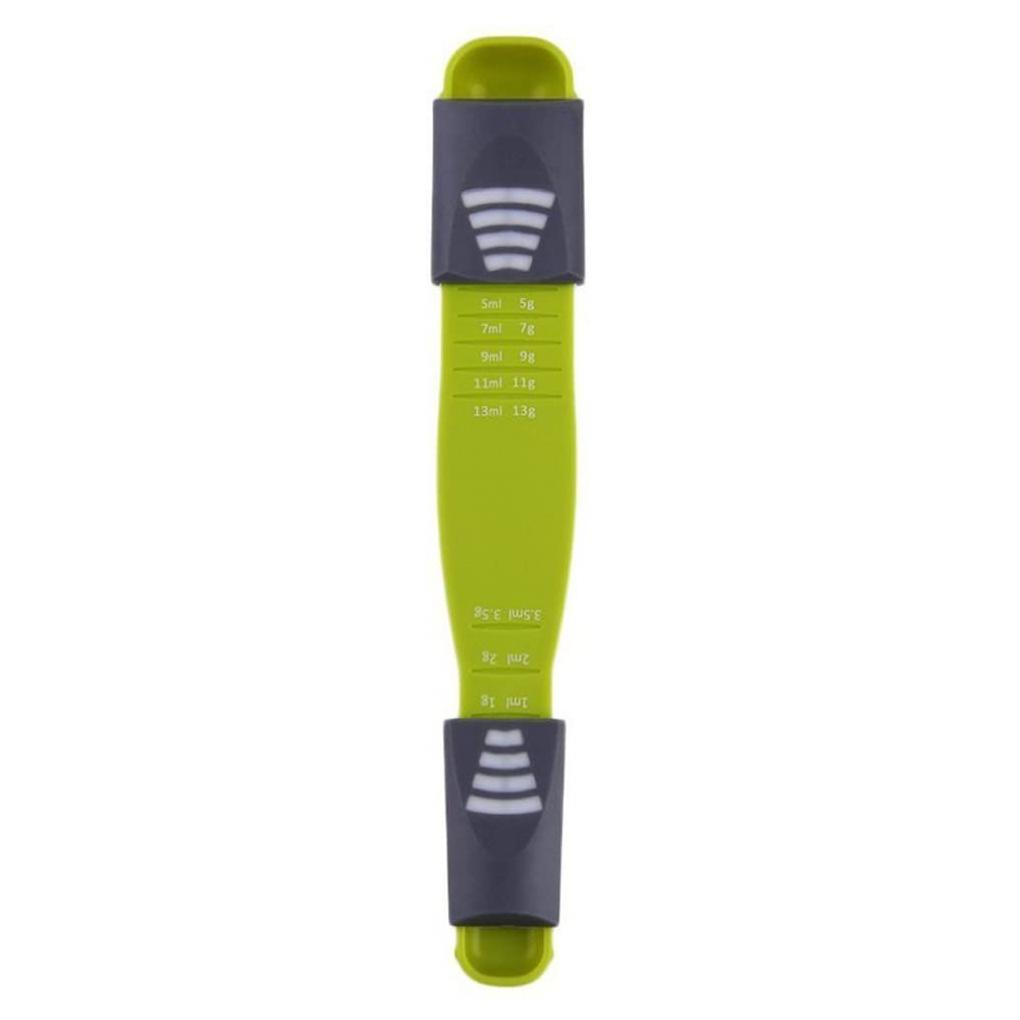 Sendok Meteran Dapur Kopi Garam Gula Baking End Adjustable Alat Double Spoon Measuring Scale