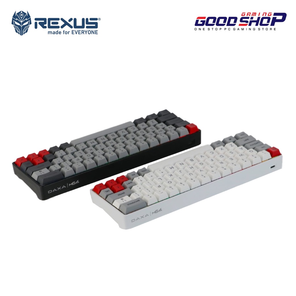 Rexus Keyboard Bluetooth Gaming Mechanical Daxa M64 Ultimate