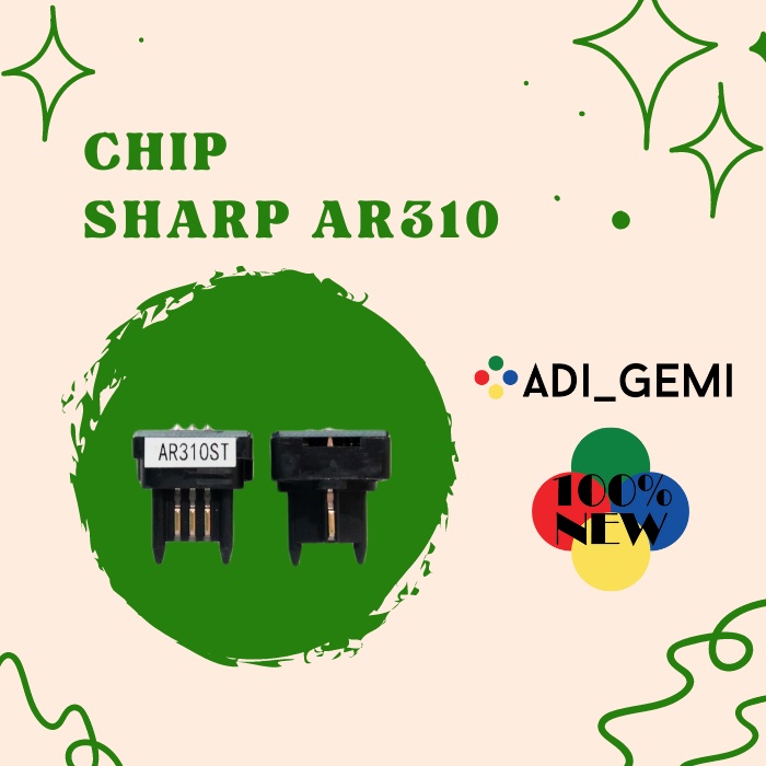 Chip Toner Sharp AR310ST - AR-235 275 5127 M208 M236 M237 M257 M276 M277 M317