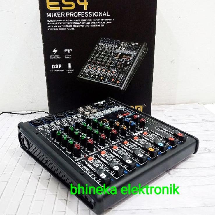 Idl2L6x--MIXER WISDOM ES4 / ES 4 MIXER 4 CHANNEL ORIGINAL