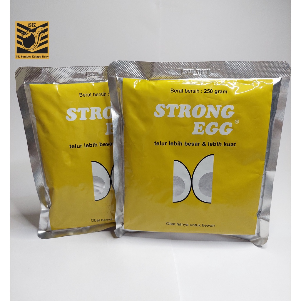 Penguat Telur Ayam/ Vitamin Ayam Petelur Paling Ampuh Strong Egg 250 Gram (medion)