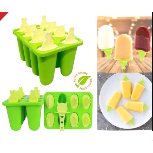 Cetakan Ice Cream Golden Sunkist Hijau TCE 1073 / Cetakan Puding, Jelly, Ice cream, dll
