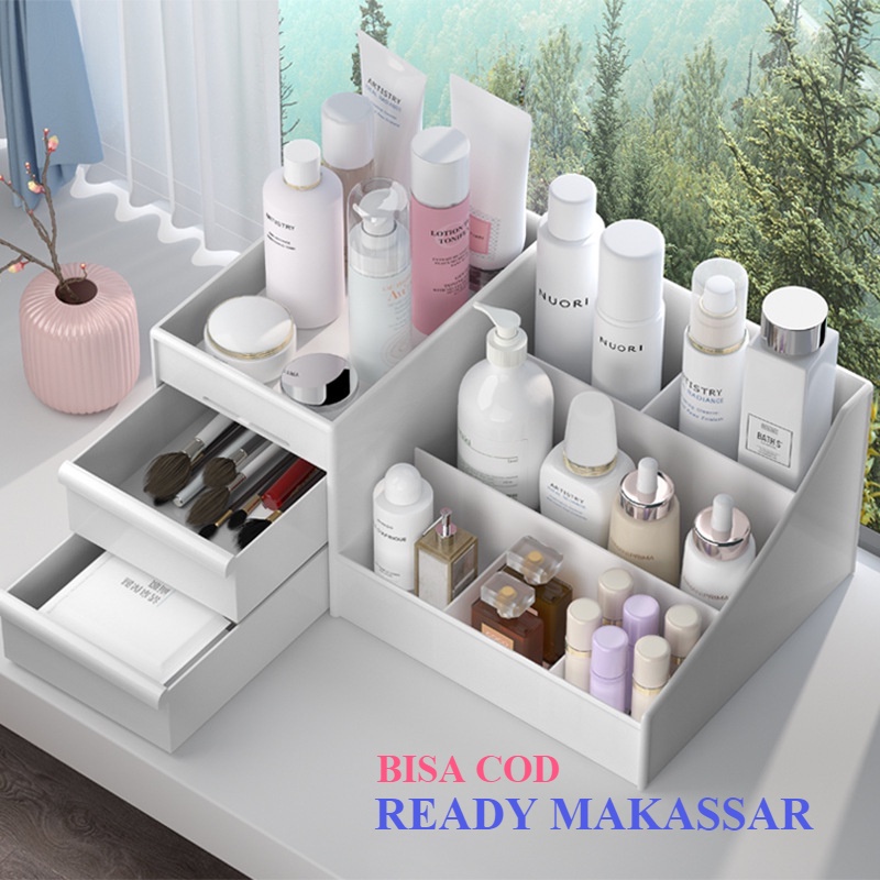 RAK KOSMETIK STORAGE / LUNA COSMETIC / LACI ORGANIZER / RAK KOSMETIK MINI / KOTAK PENYIMPANAN SKINCA