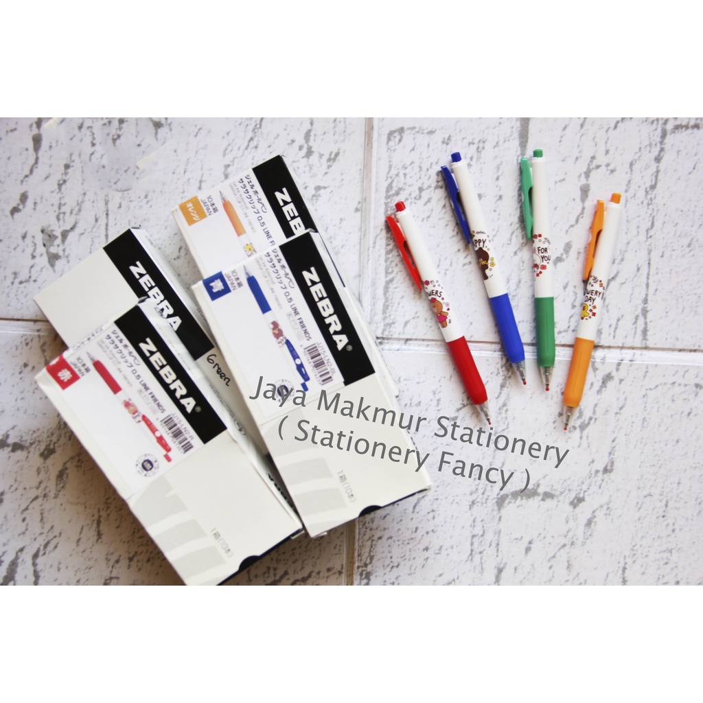 

Pen Zebra Sarasa Clip Edition Line Friends 0.5 mm