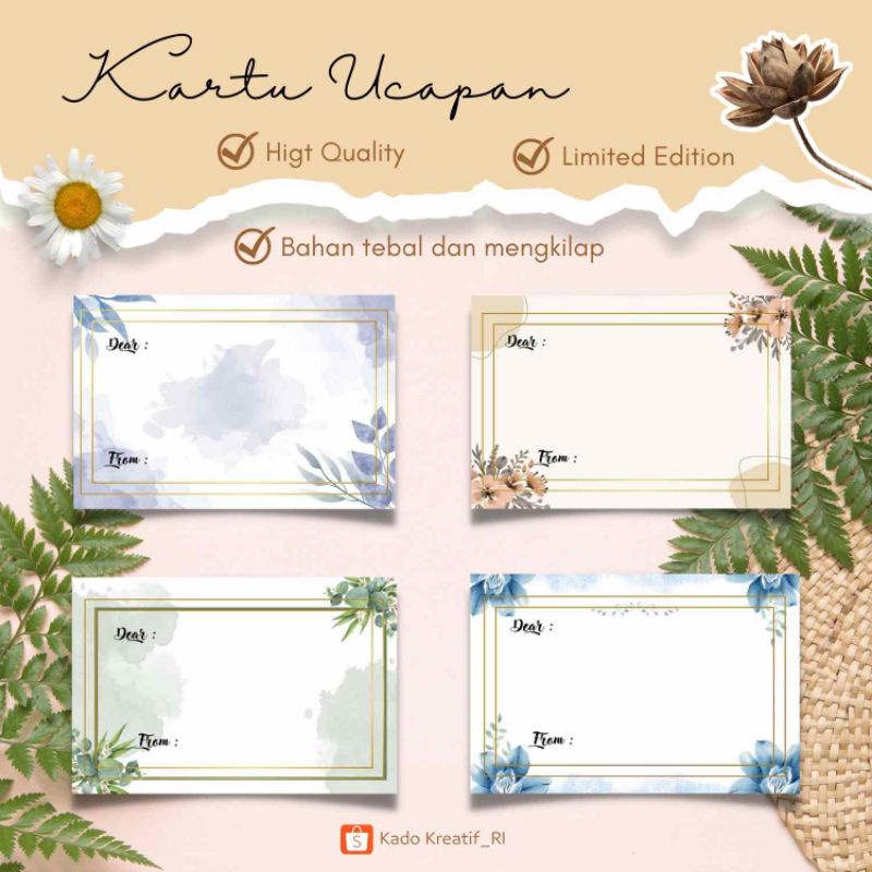 KARTU UCAPAN POLOS | BLACK CARD Aesthetic kartu ucapan polos Aesthetic