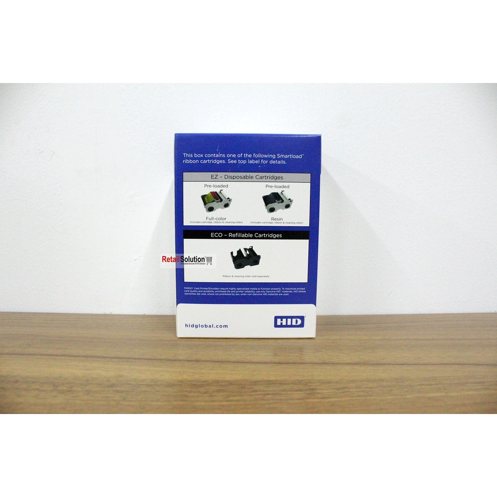 Cartridge Ribbon Tinta Printer ID Card Original - HID Fargo DTC1250E / DTC 1250E - PN 045500 YMCKO Color