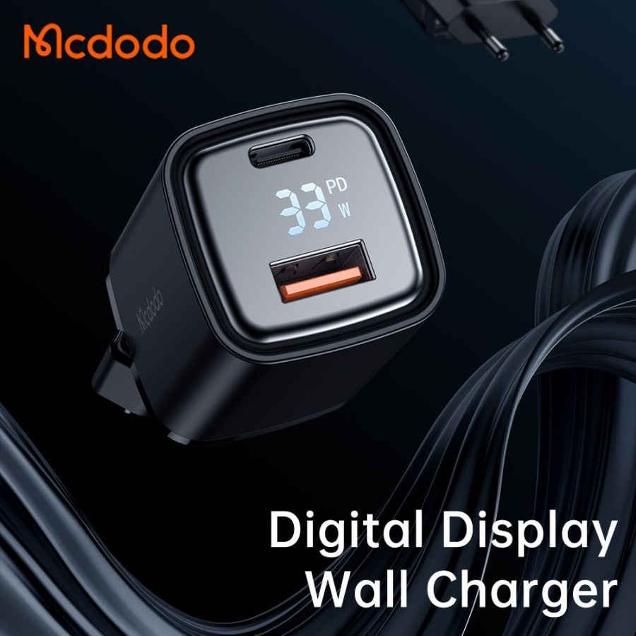 MCDODO CH-1701 33W Digital Charger PD Super FAST Quick Charging Charge