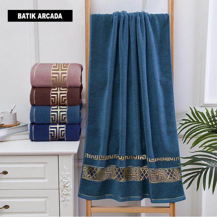 Handuk Mandi Dewasa Ukuran 140cm X 70cm bahan 100% Katun Handuk Mandi Motif Polos Tebal  H101K