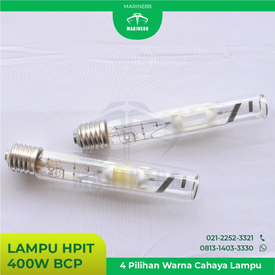 Jual LAMPU HPIT 400W BCP + IGNITOR/Starter Lampu Bohlam 400WCD2A MH