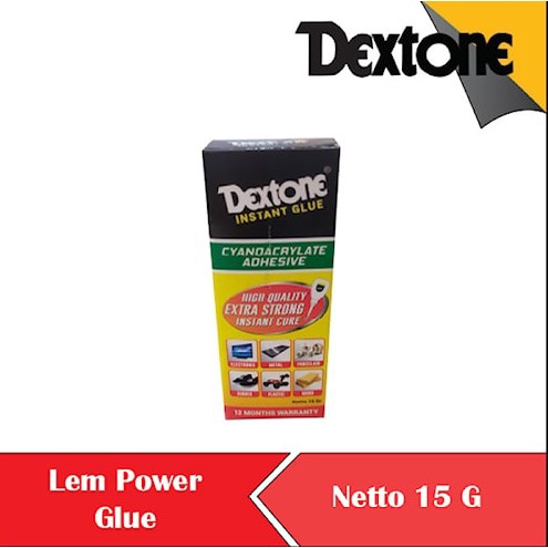 

Lem Power Glue Lem Epotec Lem Tetes Dextone POWER GLUE SUPERGLUE CYANOACRYLATE