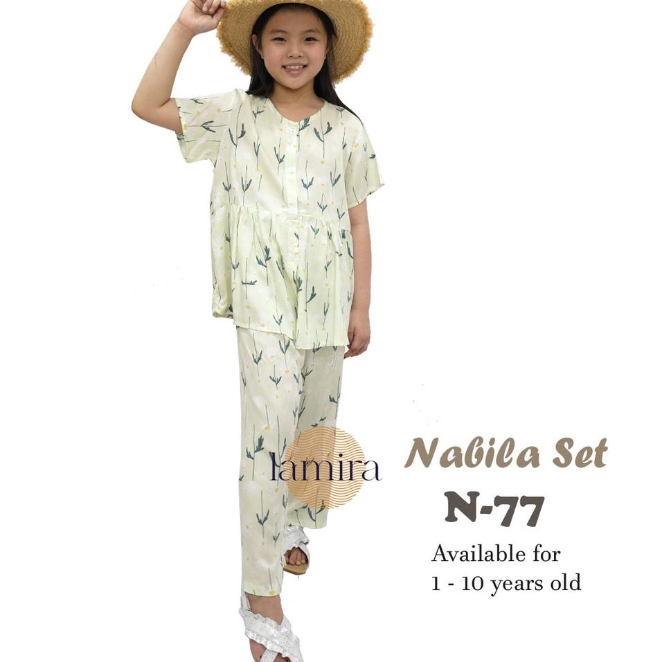 7E7 Piyama Anak Perempuan Set Baju Tidur Anak Der Dress Baby Doll Oneset Setelan 1 - 10 tahun Pakaia