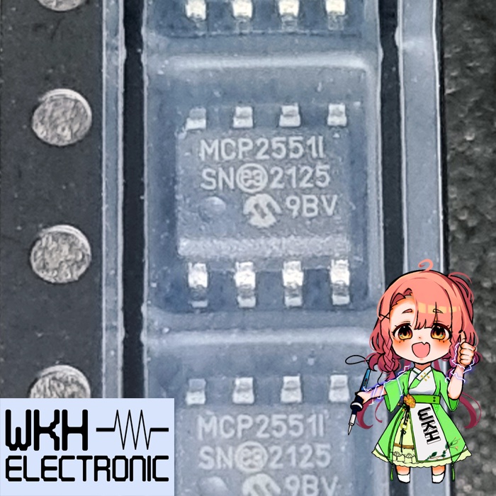 ORIGINAL MCP2551 SMD MCP2551-I/SN High Speed CAN BUS IC Controller