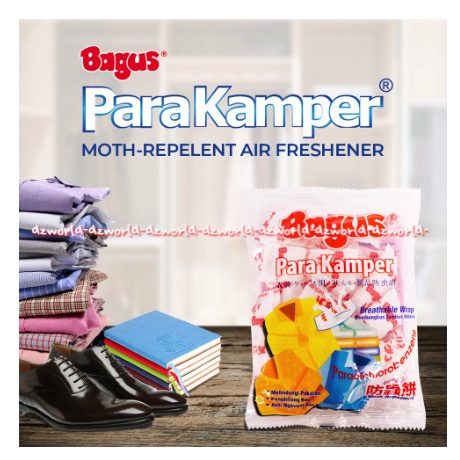 Bagus Para Kamper 300gr Pengharum Lemari Paradichlorabenzene Kampers Bungkus Satuan Breathable Wrap Penghilang Bau Nyengat Bagus Campers