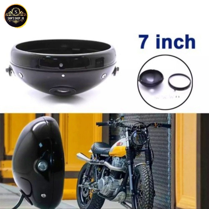 BATOK PESEK LAMPU LED DAYMAKER 7 Inch - Black