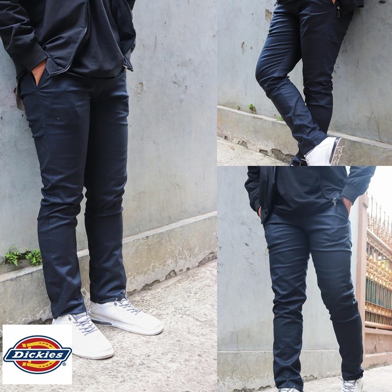 Celana Chino Panjang Pria Navy Dickies Full Acc