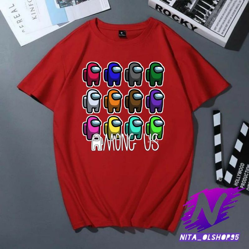 among us game baju anak among us kaos anak among us