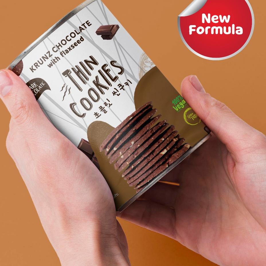 

limited Edition✔️WoCA Thin Cookies Krunz Chocolate Dark Chocolate|KD7