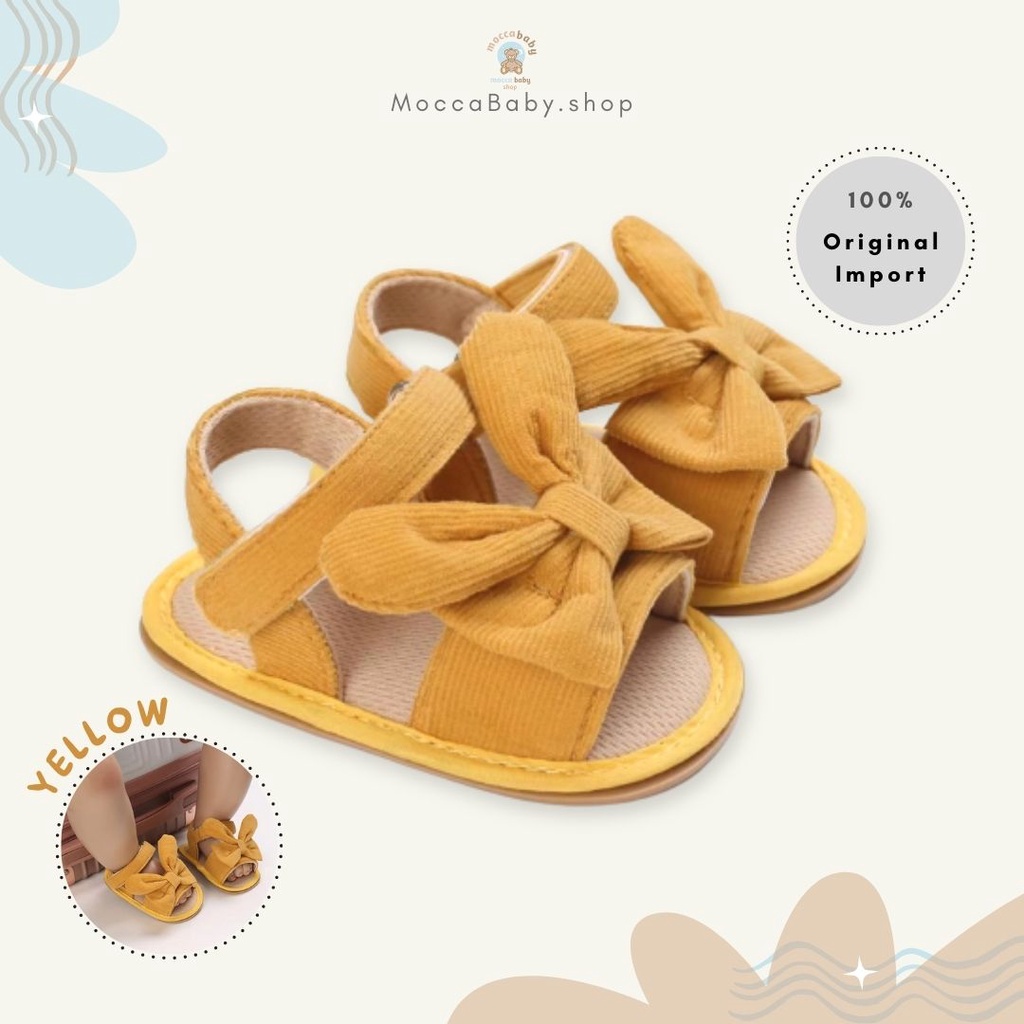 MBSS - PREWALKER Sepatu Anak Bayi Baby Shoes Sandal Casual Socks Anti Slip Bahan Import / BUNNY BITES