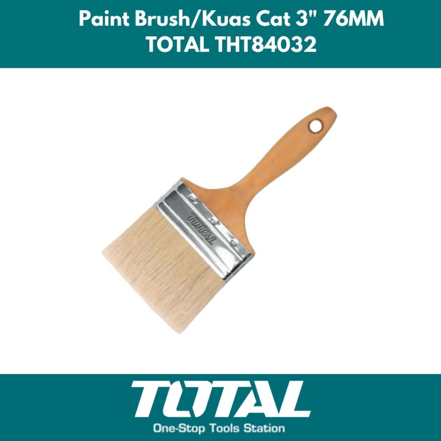

Kuas Cat 3" Paint Brush 76MM TOTAL THT84032