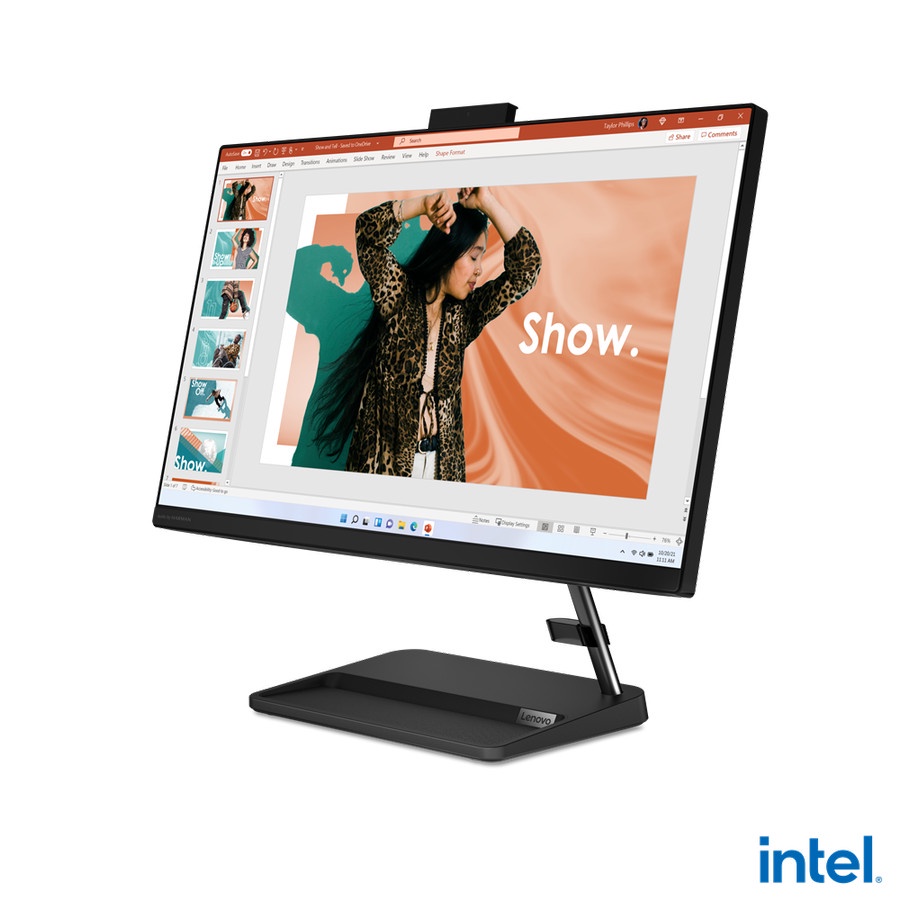 PC AIO LENOVO 3 24IAP7-8JID i7-1260P 8G SSD 512G MX550 DVDRW 23.8&quot; DOS