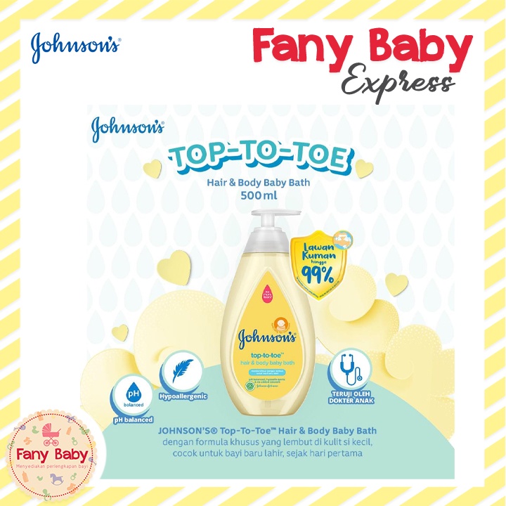 JOHNSONS 2IN1 HAIR AND BODY 500ML