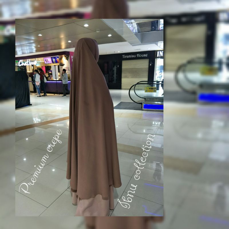 jilbab ibnu/khimar syari/kerudung jumbo/ibnu collection