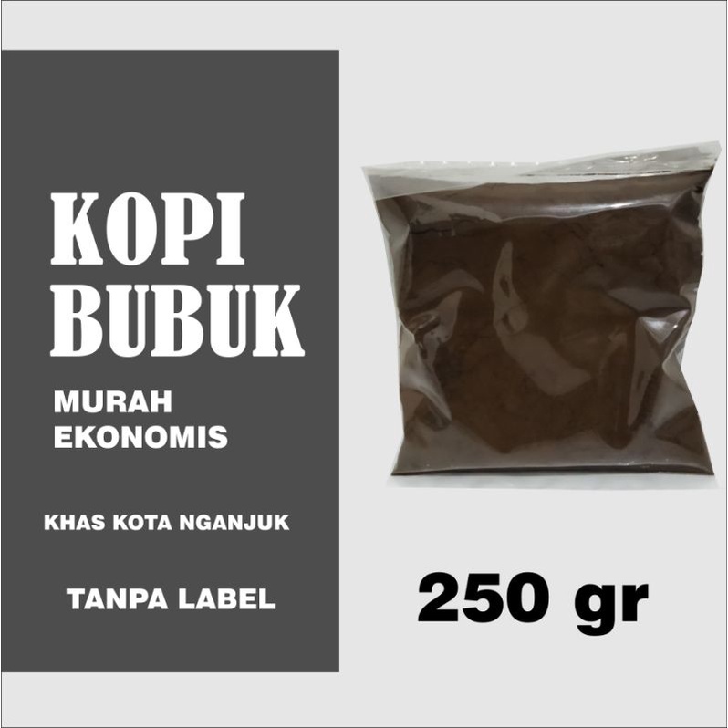 

Kopi Bubuk khas Nganjuk 250 gram, kopi nikmat harga bersahabat