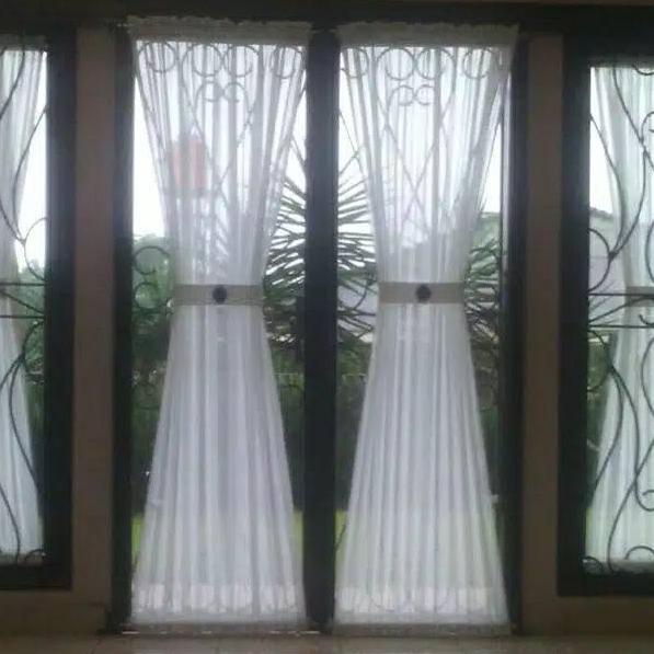 Cepat laku--Dalaman Gorden jendela model Kupu Minimalis korden jendela Tirai Gorden kupukupu jendela