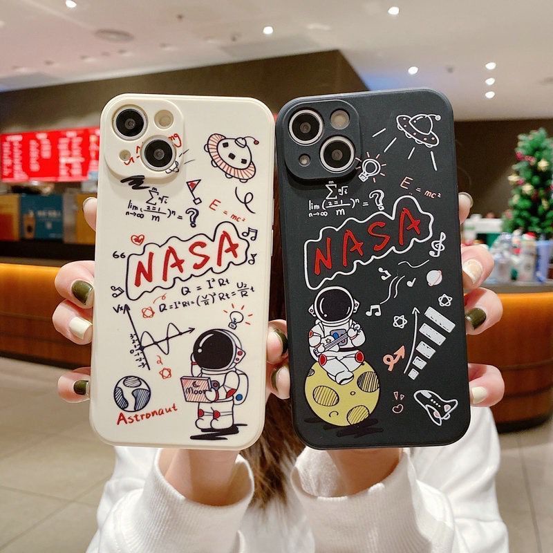 SOFTCASE MOTIF NASA ASTRONAUT FOR TYPE XIAOMI REDMI 5A 6A 9 9C 9T NOTE 7 NOTE 8 NOTE 8 NOTE 9 NOTE 9