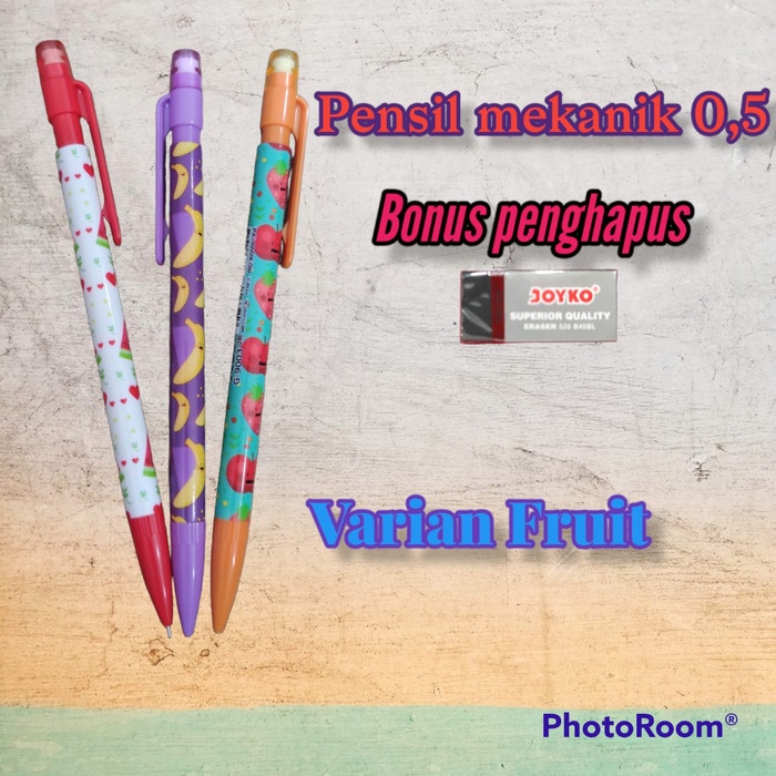 

Pencil Mekanik Murah Mechanical Pencil 0.5 mm Model Trendy 4 Warna