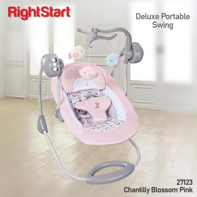 Bouncer Ayunan Bayi Elektrik Right Start Deluxe Portable Swing