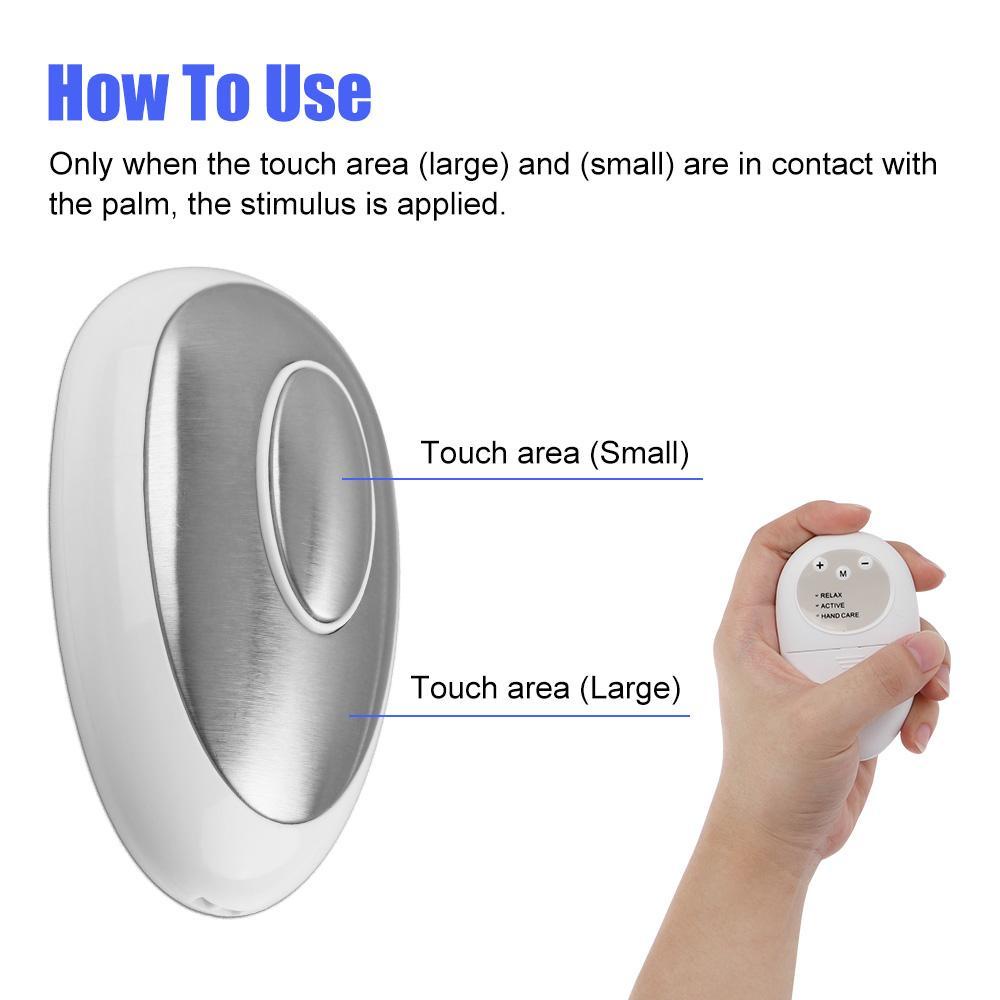 Preva Alat Bantu Tidur|Ergonomis Dipegang Tangan Microcurrent Memperbaiki Perangkat Tidur