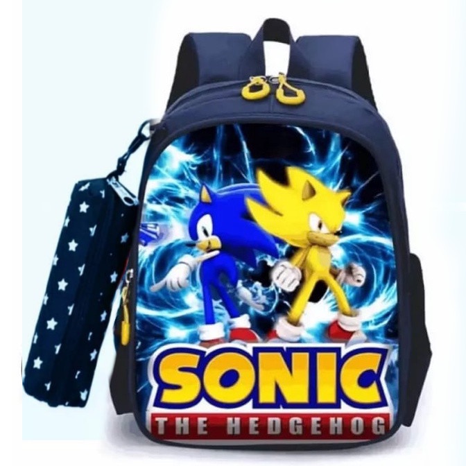 BPT/Tas Anak Laki Laki Tas Ransel Anak Sekolah Anak Tas Karakter Anak Tas Anak Anak Tas Gambar Sonic Tas Sekolah Anak Laki Laki Tas Anak PAUD TK SD DINI