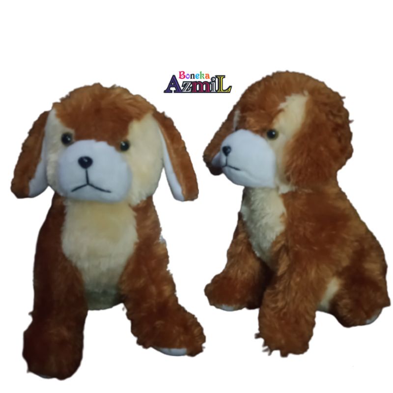 Boneka anjing bulldog ukuran 40 cm