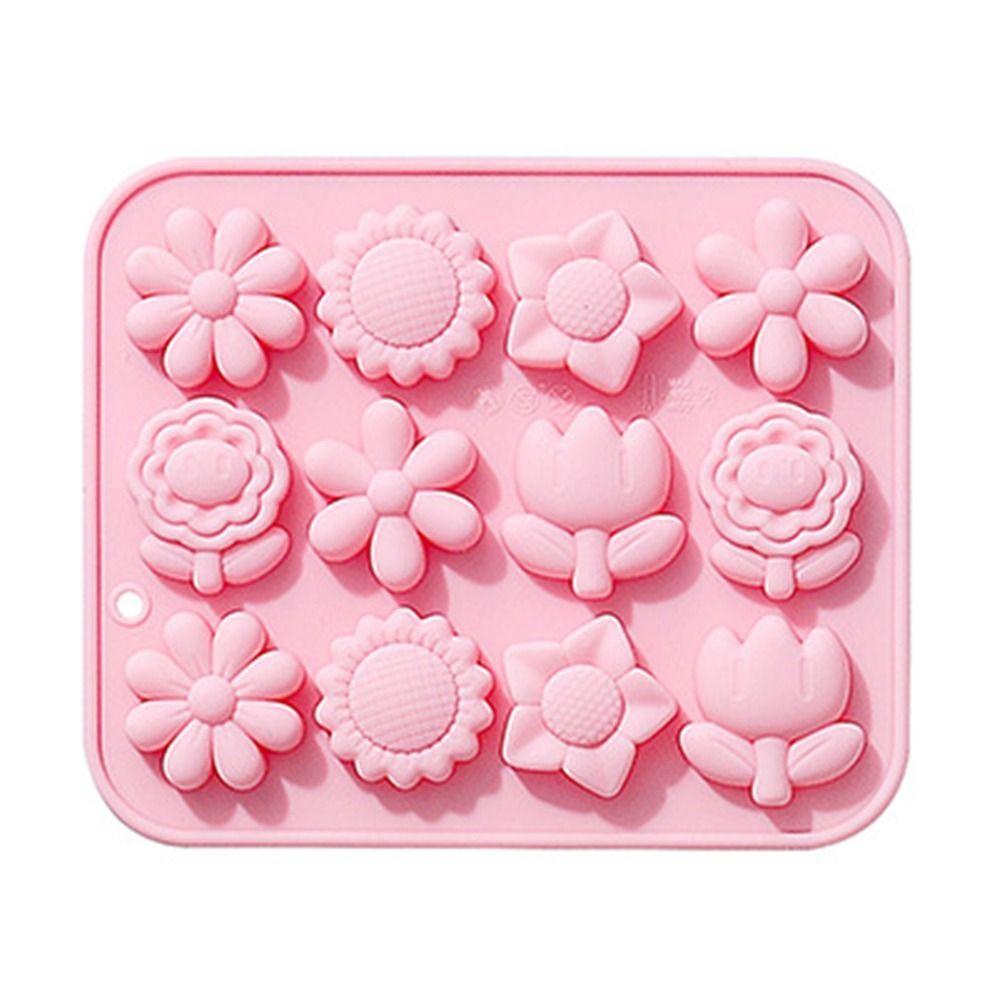 Top Sunflower Cetakan Silikon Alat Baking Dekorasi Liburan Baking Pan Tema Bunga