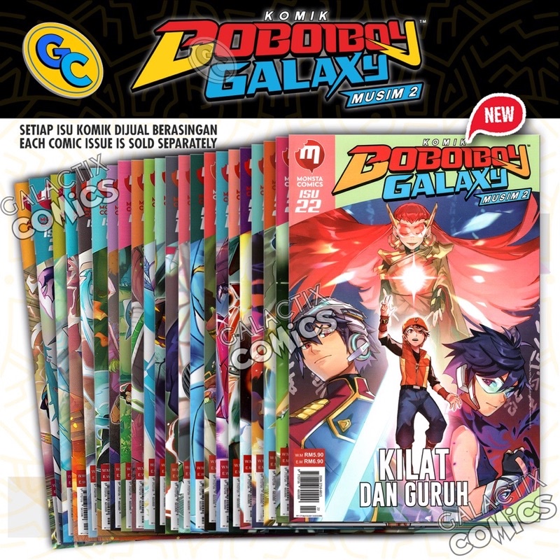 (HARGA PER SATU KOMIK) KOMIK BOBOIBOY MUSIM 2