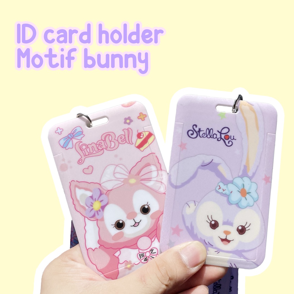

ID CARD HOLDER MOTIF PRINCESS MOTFI KUCING KELINCI BUNNY TEMPAT KARTU